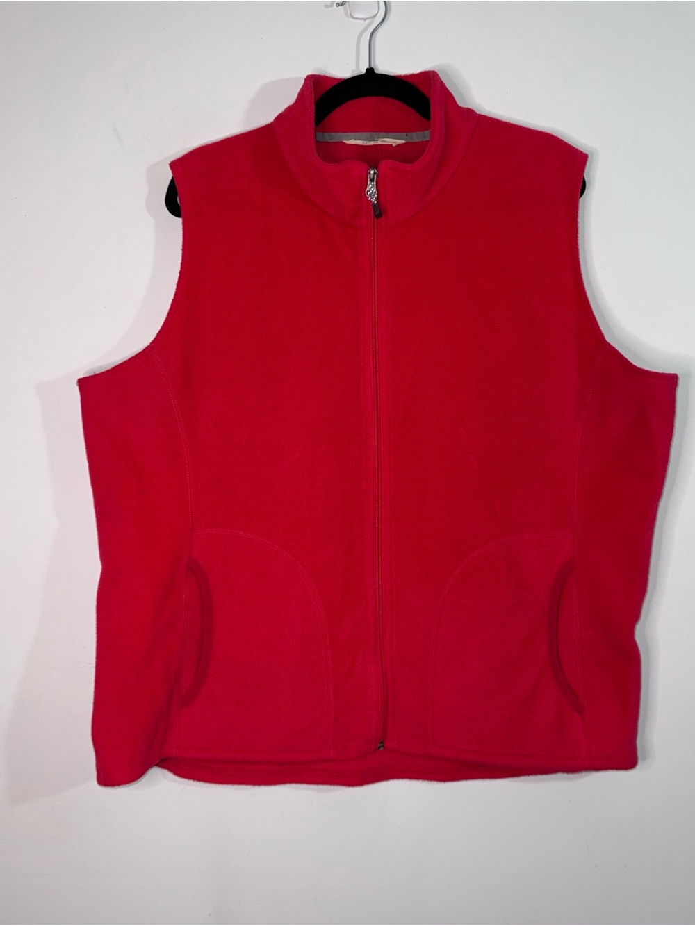 Woolrich Women’s XXL Red Fleece Full Zip Vest Outdoor Layer